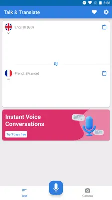 Talk & Translate android App screenshot 1